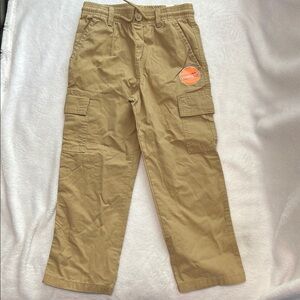 Kids Tan Cargo Pants